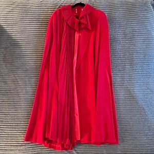 Anne Klein light wool poncho with arm holes
